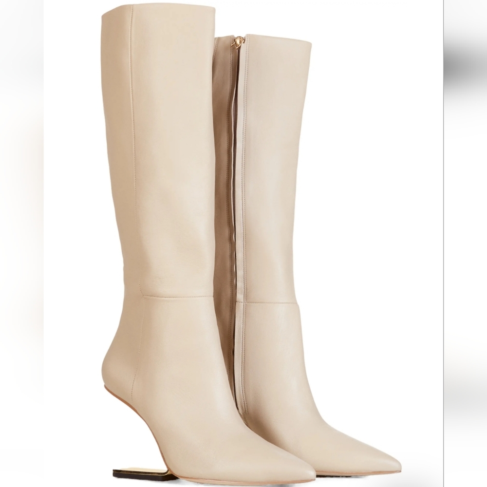 Cult Gaia Bianca High Heel Knee Boots - Picture 1 of 12